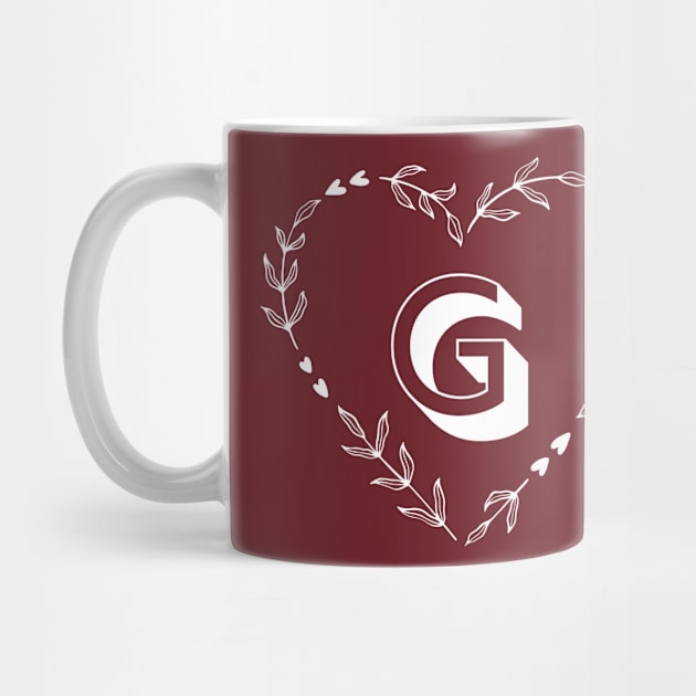 Letter G Flower Monogram by Stephen